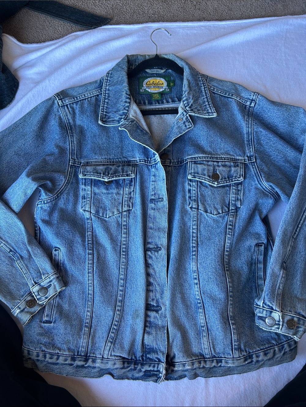 Cabela's Light Blue Kids Denim Trucker Jacket